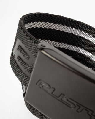 Mens Flip Daddy Elastic Webbing Belt in Black