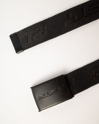Mens Flip Daddy Elastic Webbing Belt in Black