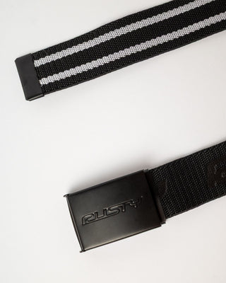Mens Flip Daddy Elastic Webbing Belt in Black