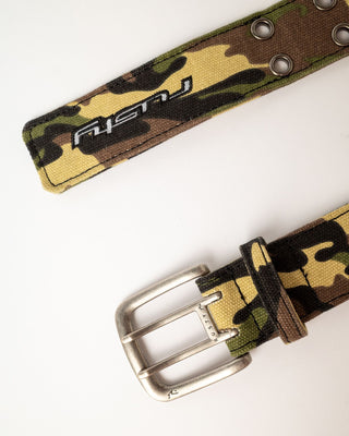 Mens Raid Canvas Belt in Camo