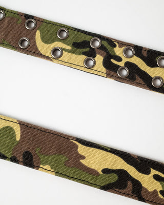 Mens Raid Canvas Belt in Camo