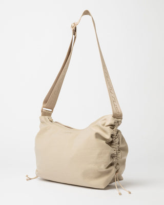 Womens Free Fall Nylon Sling Bag in Oatmeal