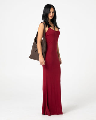 Womens Rodeo Suede Shoulder Bag in Pinecone