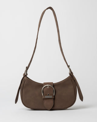 Womens Rodeo Suede Handbag in Pinecone