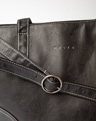 Womens Mallory Tote Bag in Black