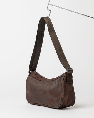 Womens Stellar Nylon Camo Crossbody Bag in Java