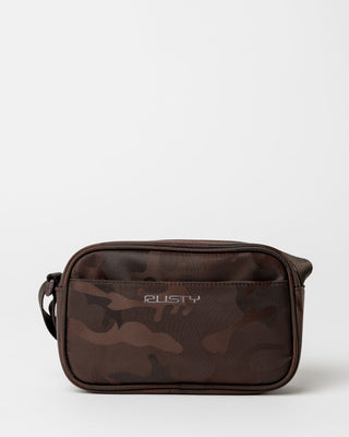 Womens Stellar Nylon Camo Side Bag in Java