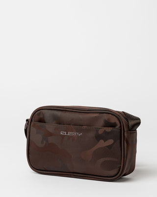 Womens Stellar Nylon Camo Side Bag in Java
