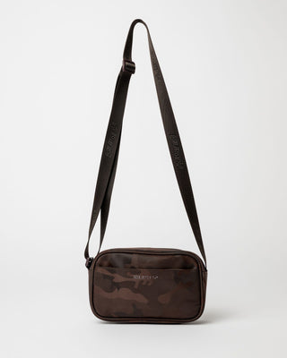 Womens Stellar Nylon Camo Side Bag in Java
