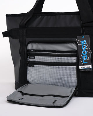 Mens Boodj Technical Surf Tote Bag in Black
