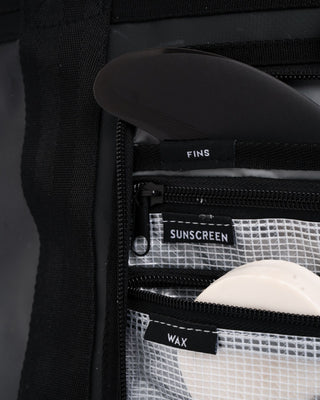 Mens Boodj Technical Surf Tote Bag in Black