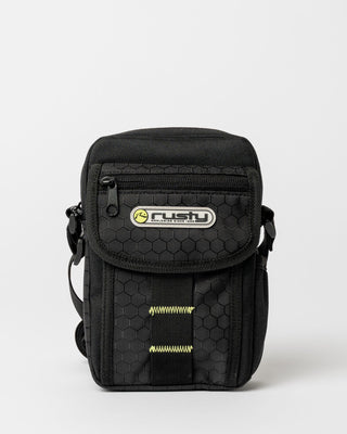 Mens Voltage Crossbody Bag in Black / Sulphur