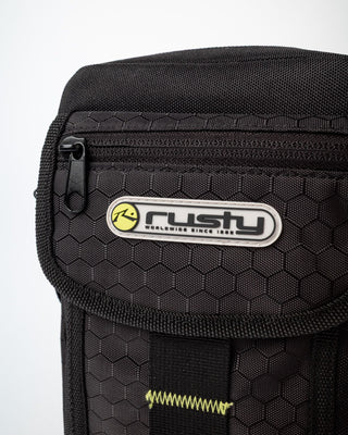 Mens Voltage Crossbody Bag in Black / Sulphur