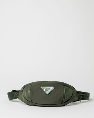 Mens Trisector Crossbody Bag in Shadow Army