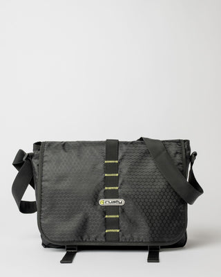 Mens Voltage Messenger Bag in Black / Sulphur