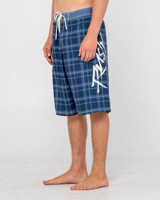 Man wearing Hoodus Fixed Waist Boardshort in Navy Blue 2