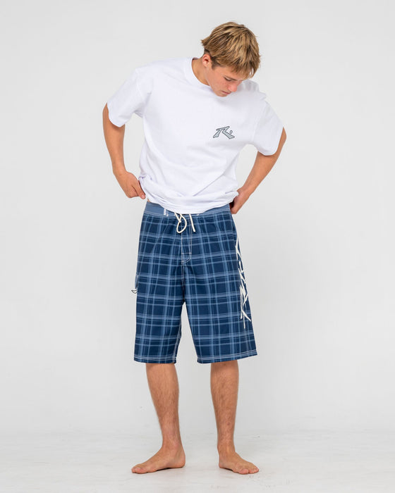 man-wearing-hoodus-fixed-waist-boardshort-in-navy-blue-2
