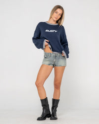 Rider Relaxed Crew Neck Knit