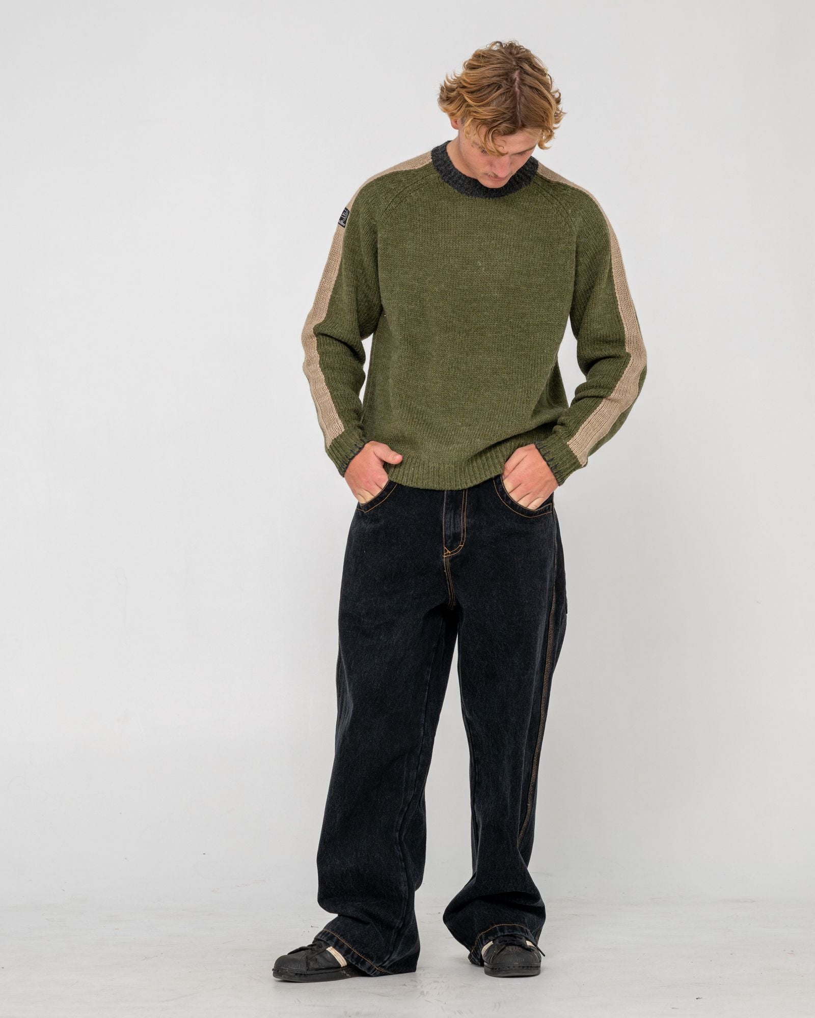 Rusty | Fishermans Boxy Crew Knit – Rusty Australia