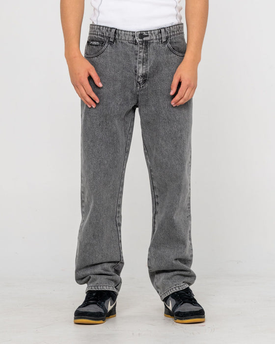 man-wearing-ramone-jean-in-washed-black