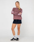 Two Timer Panelled Crew Fleece