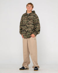 Rambo Zip Through Camo Hoodie