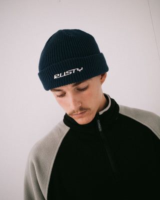 Mens All-time Beanie in Dark Blue