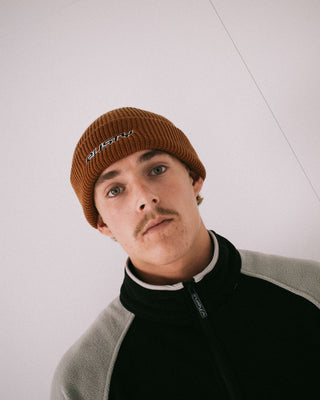 Mens All-time Beanie in Tobacco