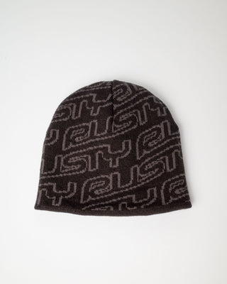 Mens Flip Daddy Reversible Beanie in Black