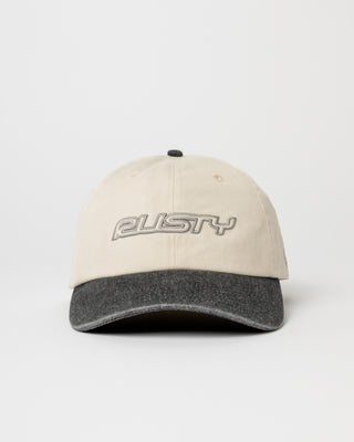 Mens Artic Dad Cap in Washed Black