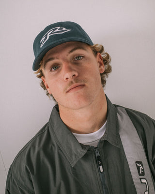 Mens Signature Dad Cap in Deep Teal