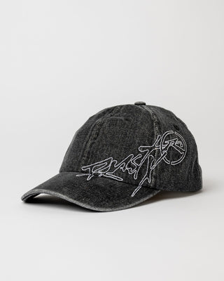 Mens Hoodus 6 Panel Cap in Black