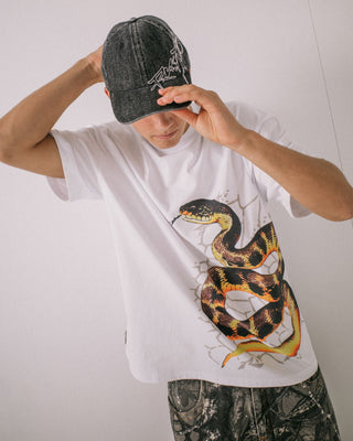 Mens Hoodus 6 Panel Cap in Black