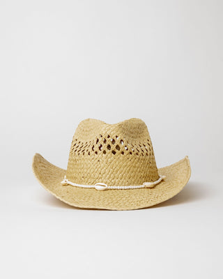 Womens Howdy Cowboy Straw Hat in Sand