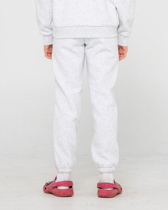 girl-wearing-girls-team-varsity-cuff-jogger-in-ecru-marle