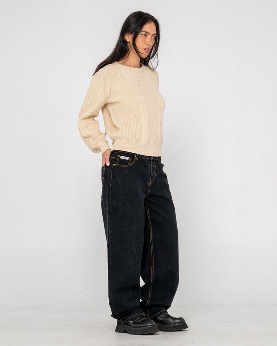 woman-wearing-bethany-baggy-low-rise-jean-in-black-out