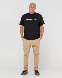 Hook Out Slim Fit Elastic Pant