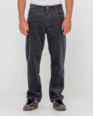 Man wearing Rifts 5 Pkt Pant in Coal