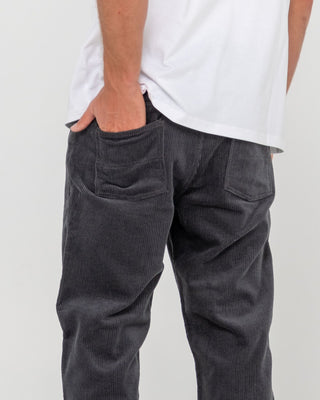 Man wearing Rifts 5 Pkt Pant in Coal