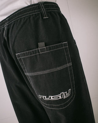 Man wearing Flip Daddy Elastic Pant in Black