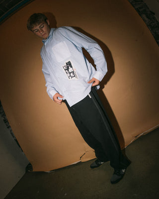 Man wearing Flip Daddy Elastic Pant in Black