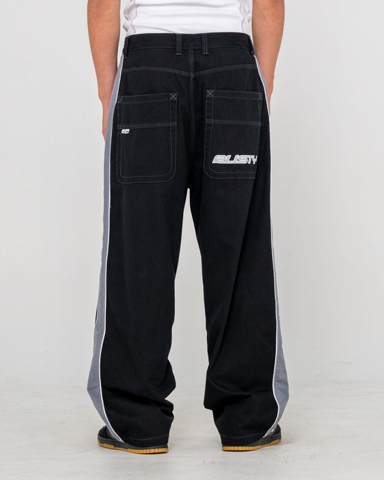 man-wearing-flip-daddy-taped-pant-in-black