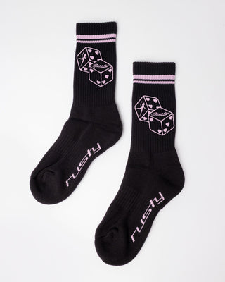 Womens All In Mid Calf Sock in Black