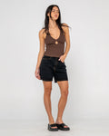 Emma Cut Out Halter Neck Top