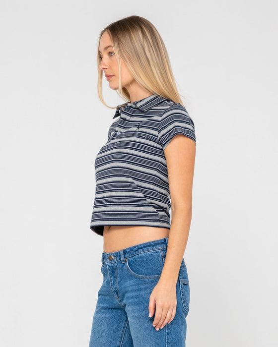 woman-wearing-nello-polo-mini-tee-in-multi