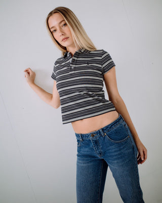 Woman wearing Nello Polo Mini Tee in Multi