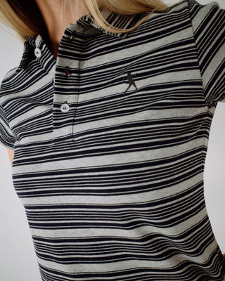 Woman wearing Nello Polo Mini Tee in Multi