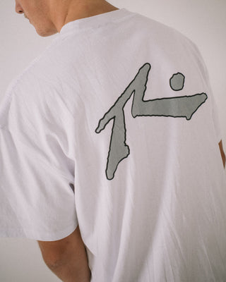 Man wearing Competition 2.0 Short Sleeve Tee in White