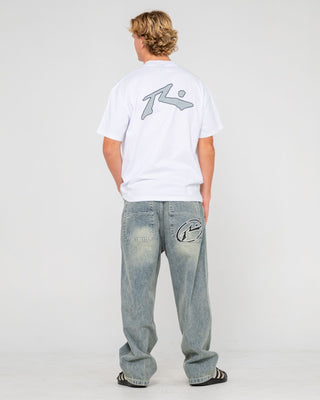 Man wearing Competition 2.0 Short Sleeve Tee in White