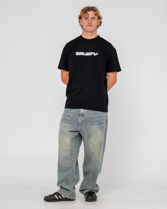 man-wearing-flip-daddy-2-0-short-sleeve-tee-in-black